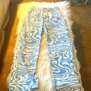 Wide Boot leg high waist jeans